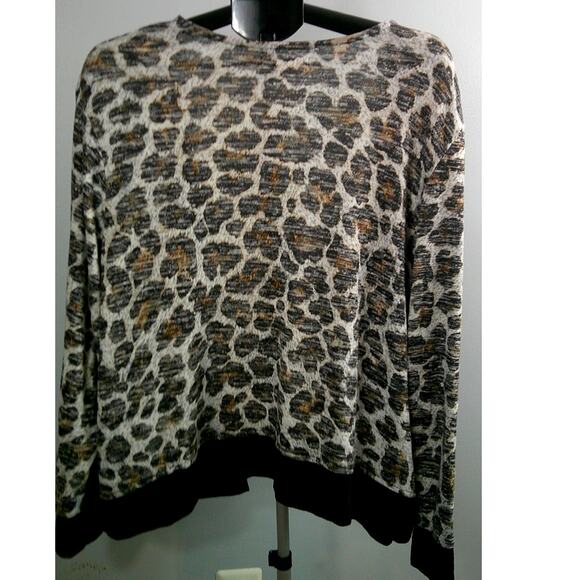 Maurice's Leopard Open Cardigan Women's XXL - Picture 2 of 6